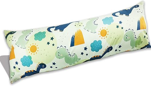 Funda de almohada corporal grande y suave, fundas de almohada de cuerpo con estampado de dos lados de 21 x 54 pulgadas, respaldo largo, funda