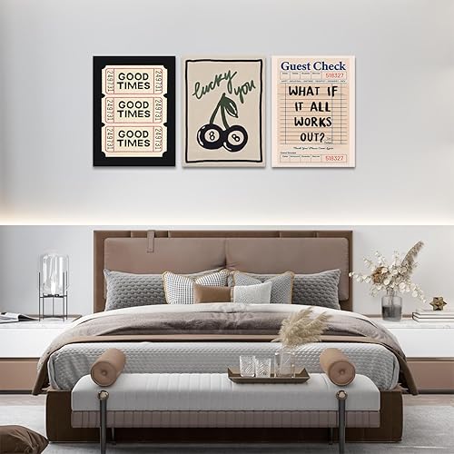 Miniatura 6 de Dytila Juego de 3 arte de pared enmarcado con frase en inglés «What If It All Workout» («What If It All Workout») con frase «What If It All Workout»