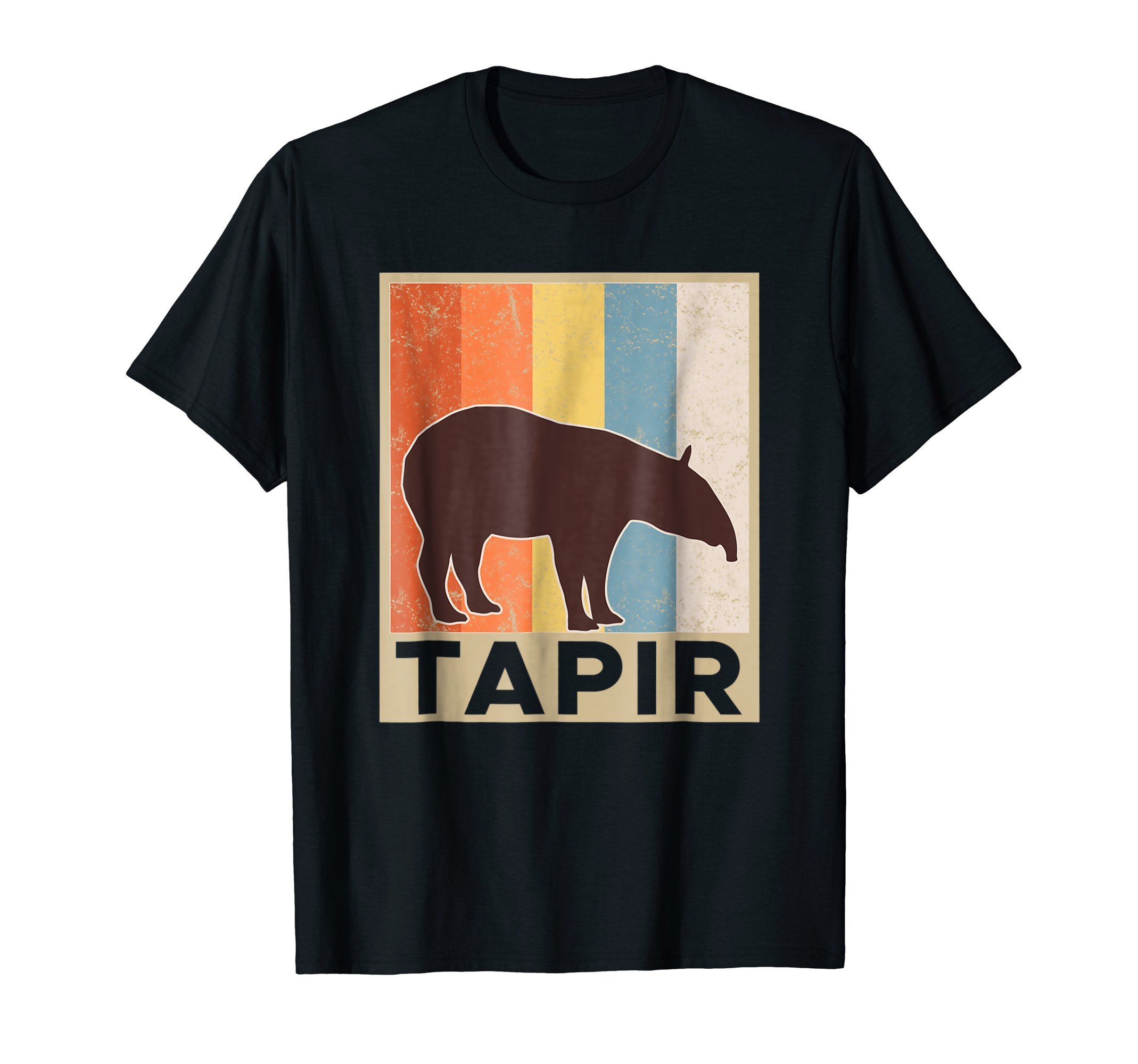 Tapir Shirt Retro Vintage Pop Art 1970s Style T-ShirtOEKO-TEX STANDARD 100