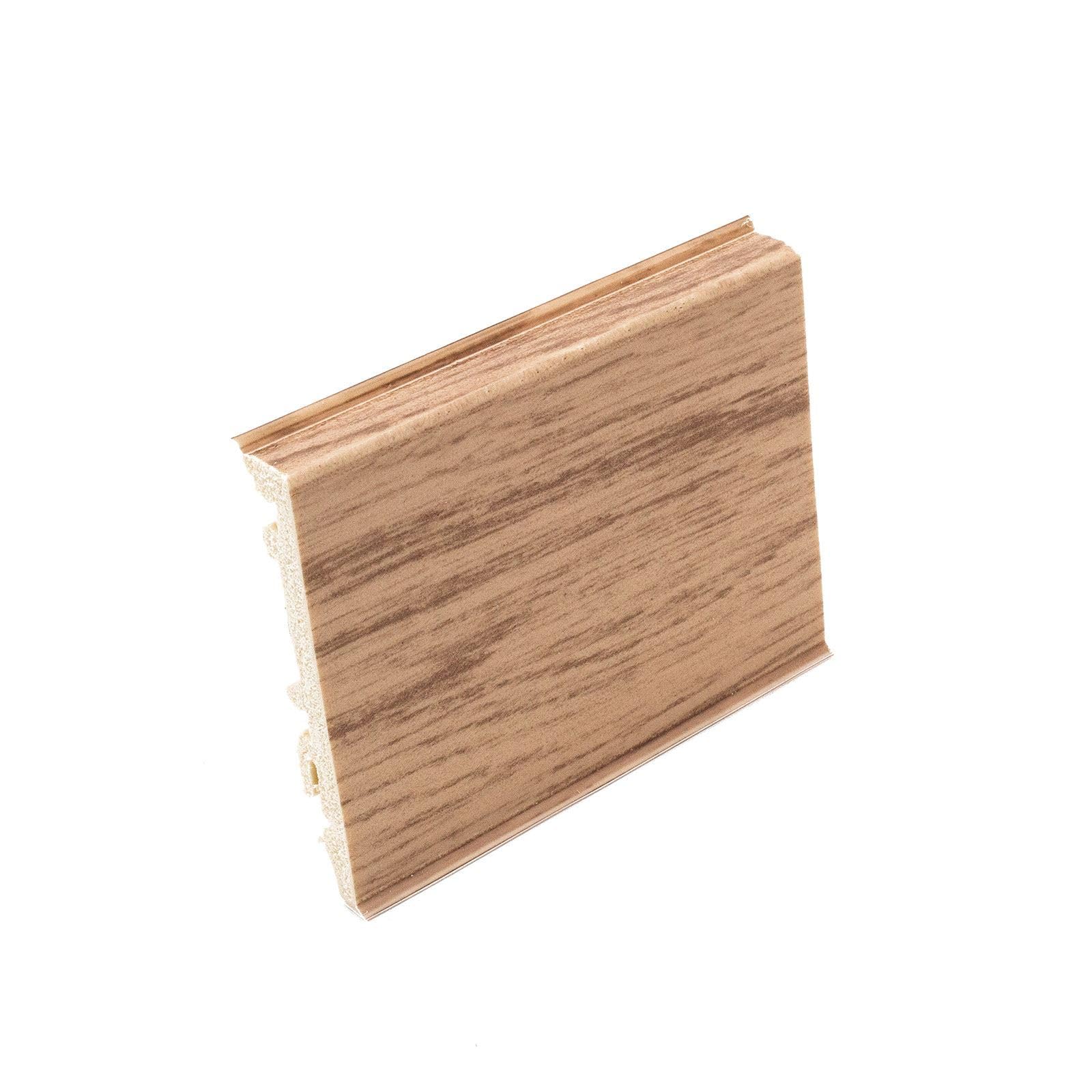 Trumax Chalky Brown Masterline 80Mm Plastic Skirting Board
