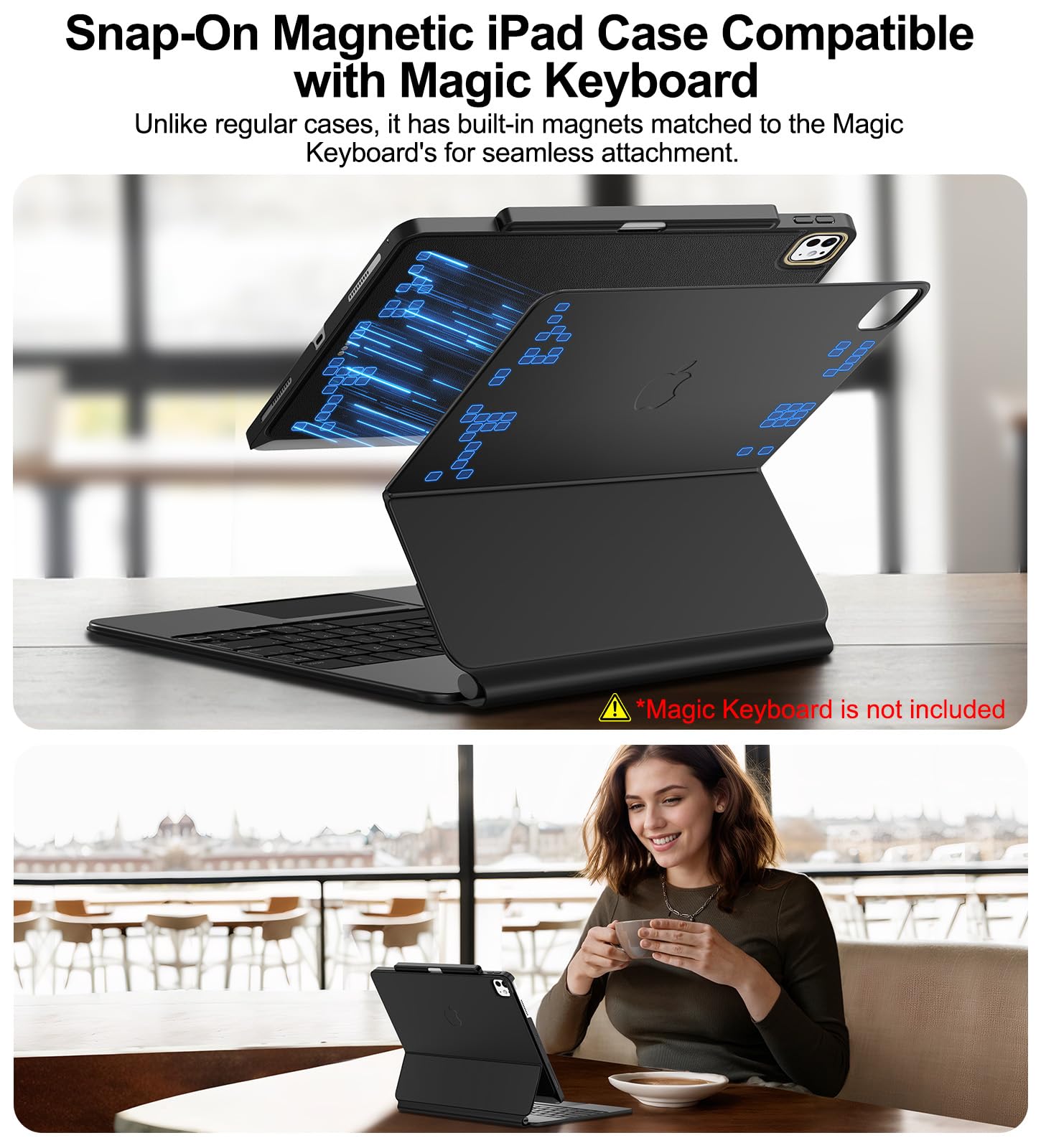 Magic Keyboard para el iPad Pro de 13 pulgadas (M4) - Inglés (EE. UU
