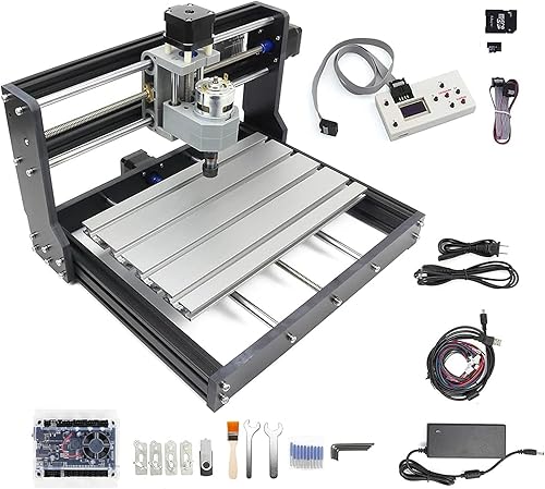 Vista 10 de CNCTOPBAOS CNC 3018-PRO Kit de enrutador de madera 3 ejes USB DIY mini grabador fresado máquina de grabado cortador plástico acrílico PCB PVC