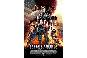 Captain Marvel Action Movie Poster for Fans - Glossy Finish Captain Marvel...