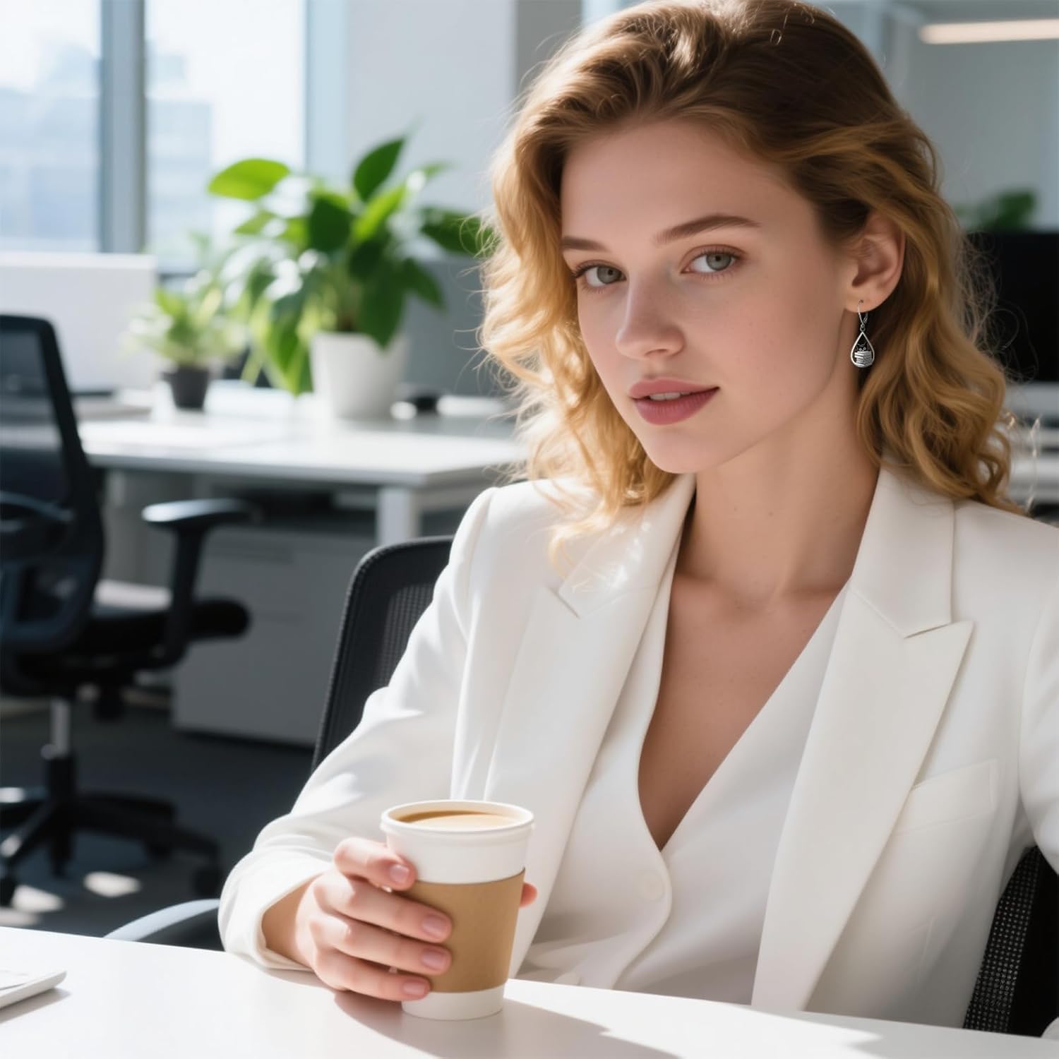 Black Cat Earrings for Women Dangle Halloween Cat Book Earrings Sterling Silver Dangling Leverback Animal Jewelry Birthday Valentines Day Gifts - Image 5