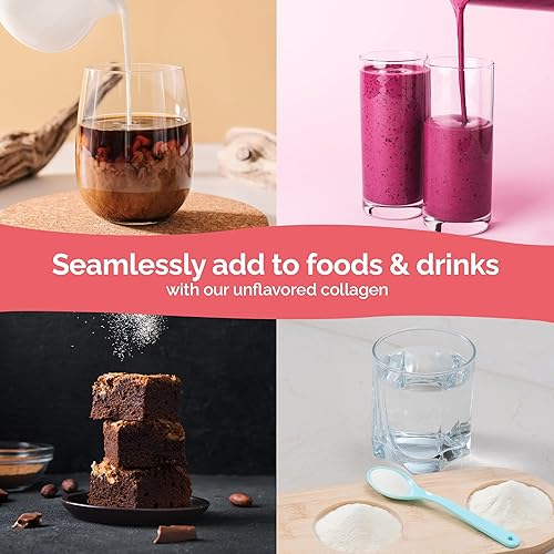 Miniatura 3 de Zint Polvo de péptidos de colágeno certificado Paleo y Keto, hidrolizado de colágeno granulado tipo I y III para una mayor absorción, proteína