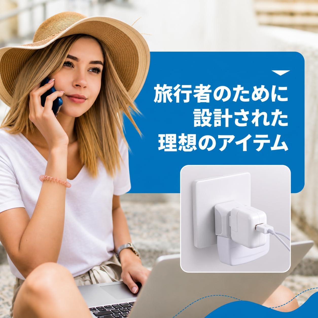Ceptics Turkey, Egypt, Iceland Travel Adapter Plug - Type C - Europe - 2 In 1 - Light Weight - Perfect for Cell Phones, Chargers, Cameras and More
