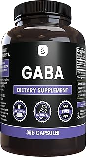 PURE ORIGINAL INGREDIENTS GABA (365 Capsules) No Magnesium Or Rice Fillers, Always Pure, Lab Verified