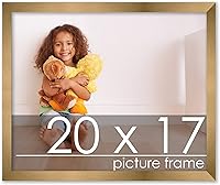 Vista 219 de Poster Palooza Marco de madera de bronce dorado de 26 x 34 pulgadas, acrílico UV, respaldo de tablero de espuma y accesorios para colgar incluidos