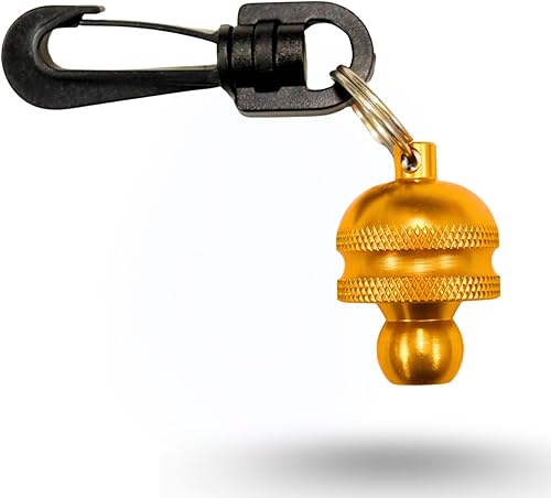 Miniatura 7 de Scuba Choice Clip de soporte de manguera de pulpo regulador resistente para buceo, capacidad de 7 libras, oro no magnético, duradero y confiable,