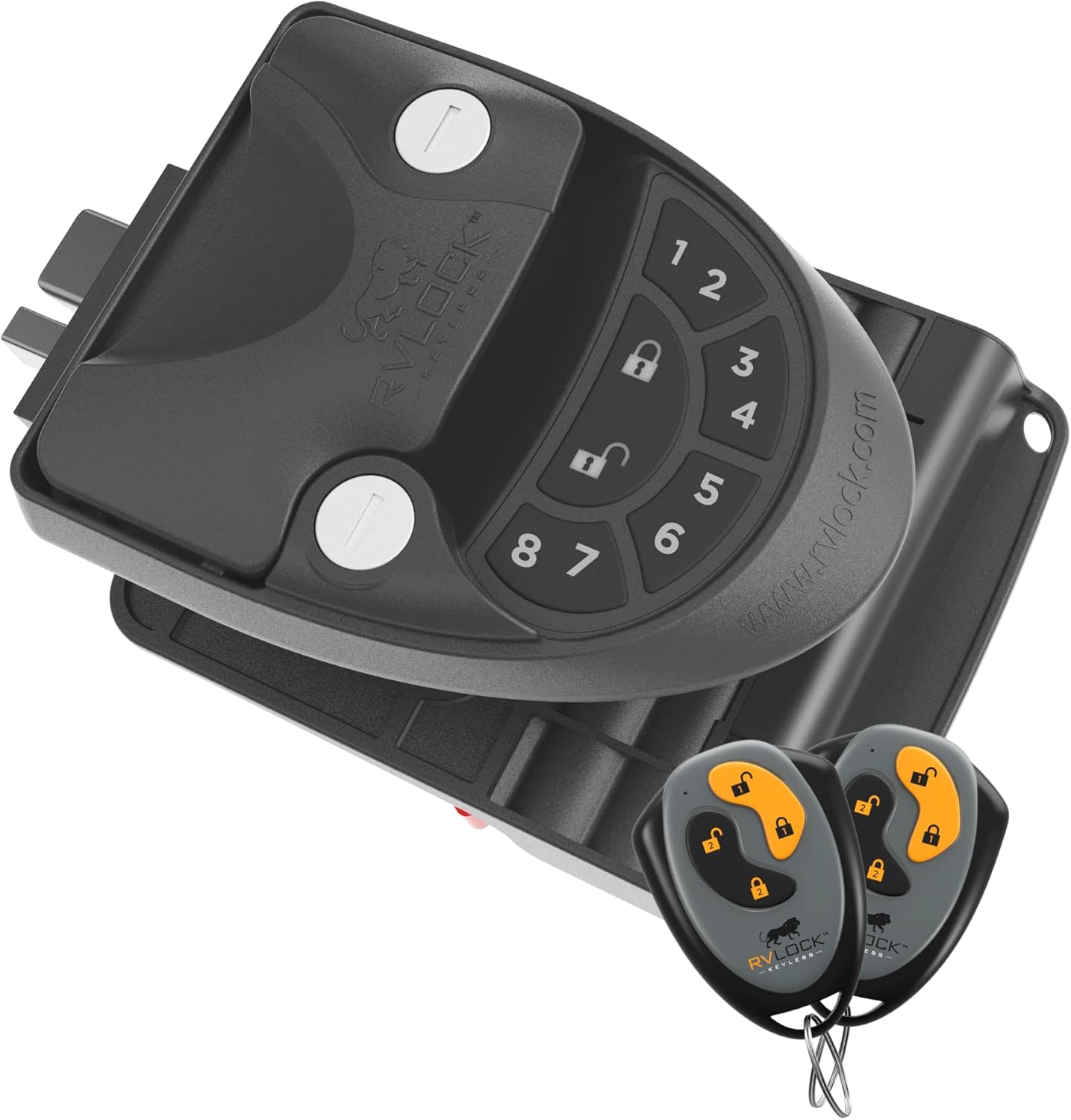 RVLock V4 Key Fob and Keyless Entry Keypad, RV/Motor Home Door Lock ...