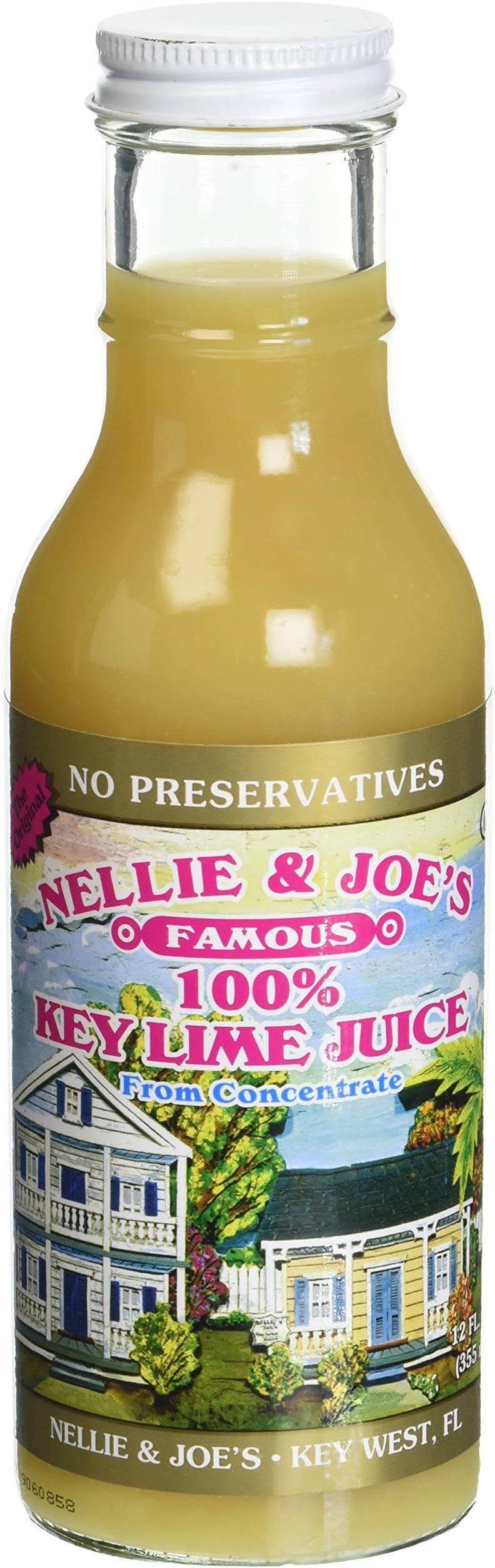 Nellie and Joe's 100% Key Lime Juice, 12oz glass