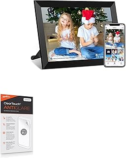 BoxWave Screen Protector Compatible With SSA WiFi Digital Photo Frame ZN-DP1011 (10.1 in) - ClearTouch Anti-Glare (2-Pack), Anti-Fingerprint Matte Film Skin