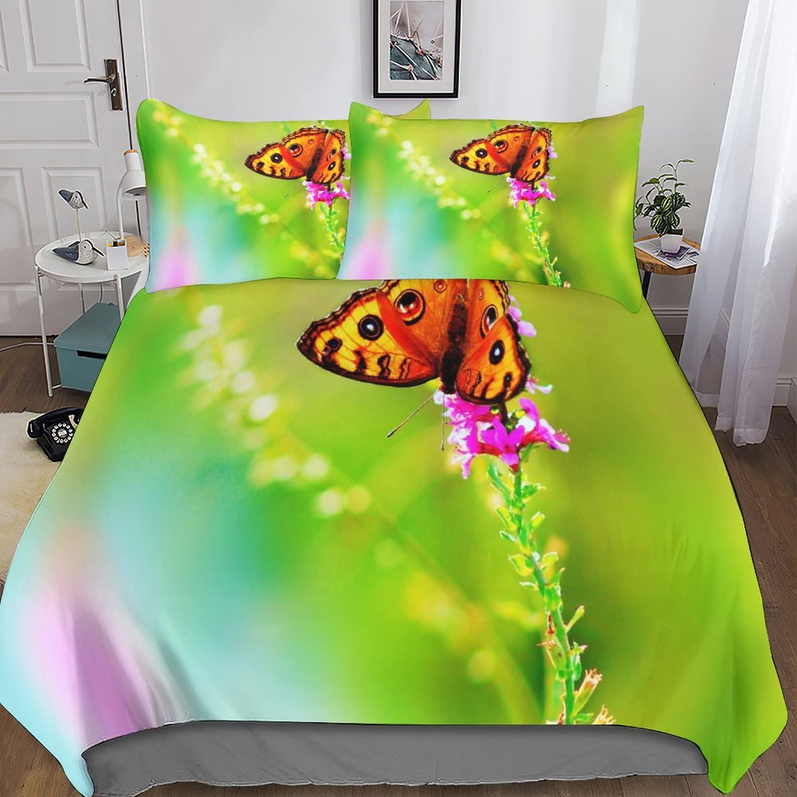 Parure de lit papillon 3D King pour transformer la chambre des adolescents en cocon