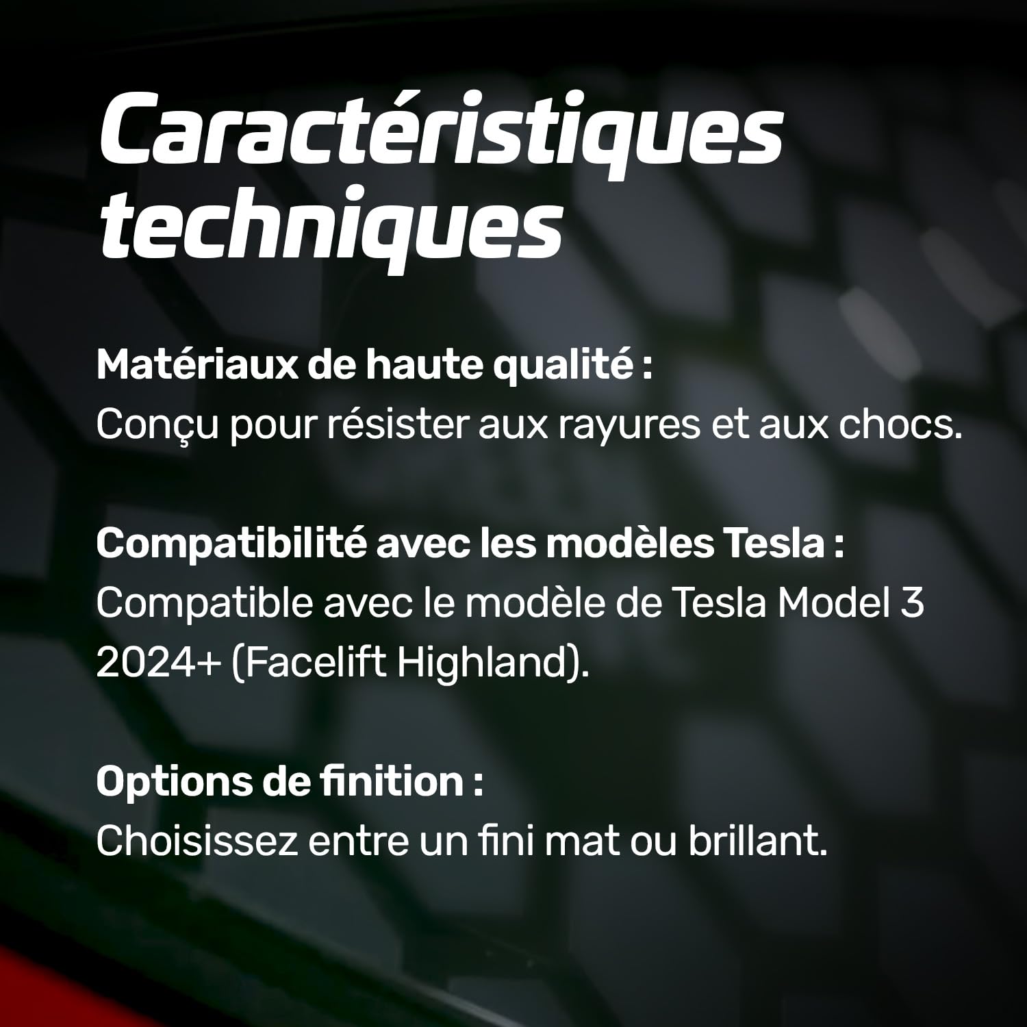 Verre de Protection Écran Central - Finition Mat – Tesla Model 3 Highland (2024) & Model Y Juniper (2025) – Anti-reflet – Installation Facile