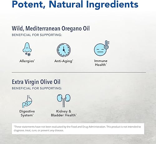 Miniatura 3 de NORTH AMERICAN HERB & SPICE Oreganol P73 - Paquete de 2, 0.45 onzas líquidas, sin procesar, orgánico, aceite de orégano silvestre, fuente