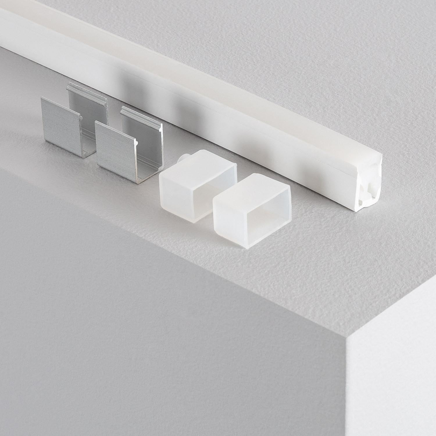 Profilé Néon SFLEX 12x20 Courbe Latérale pour Rubans LED IP20 jusqu'à 10 mm
