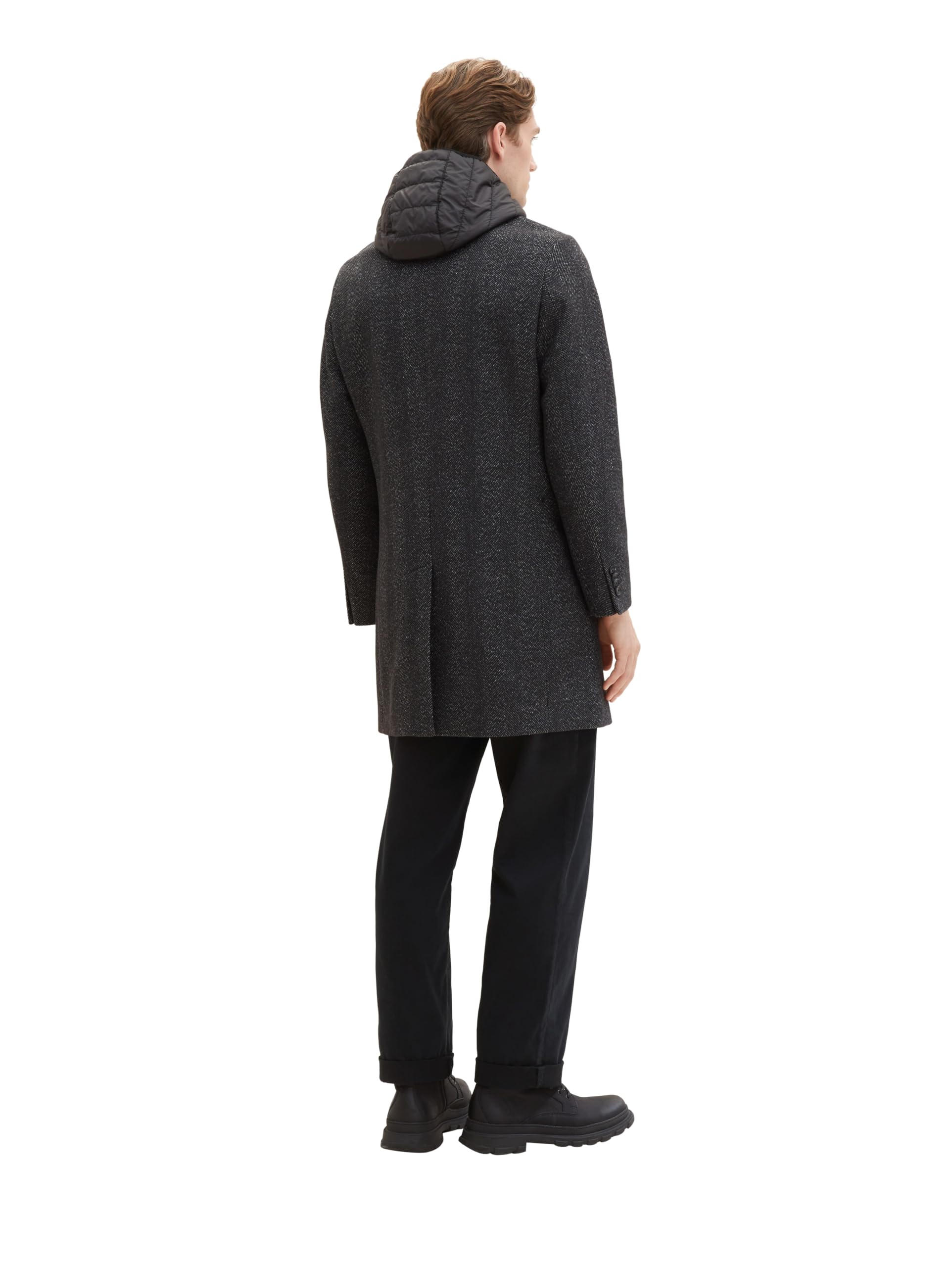 TOM TAILOR - 1037348, Cappotto di Lana Uomo
