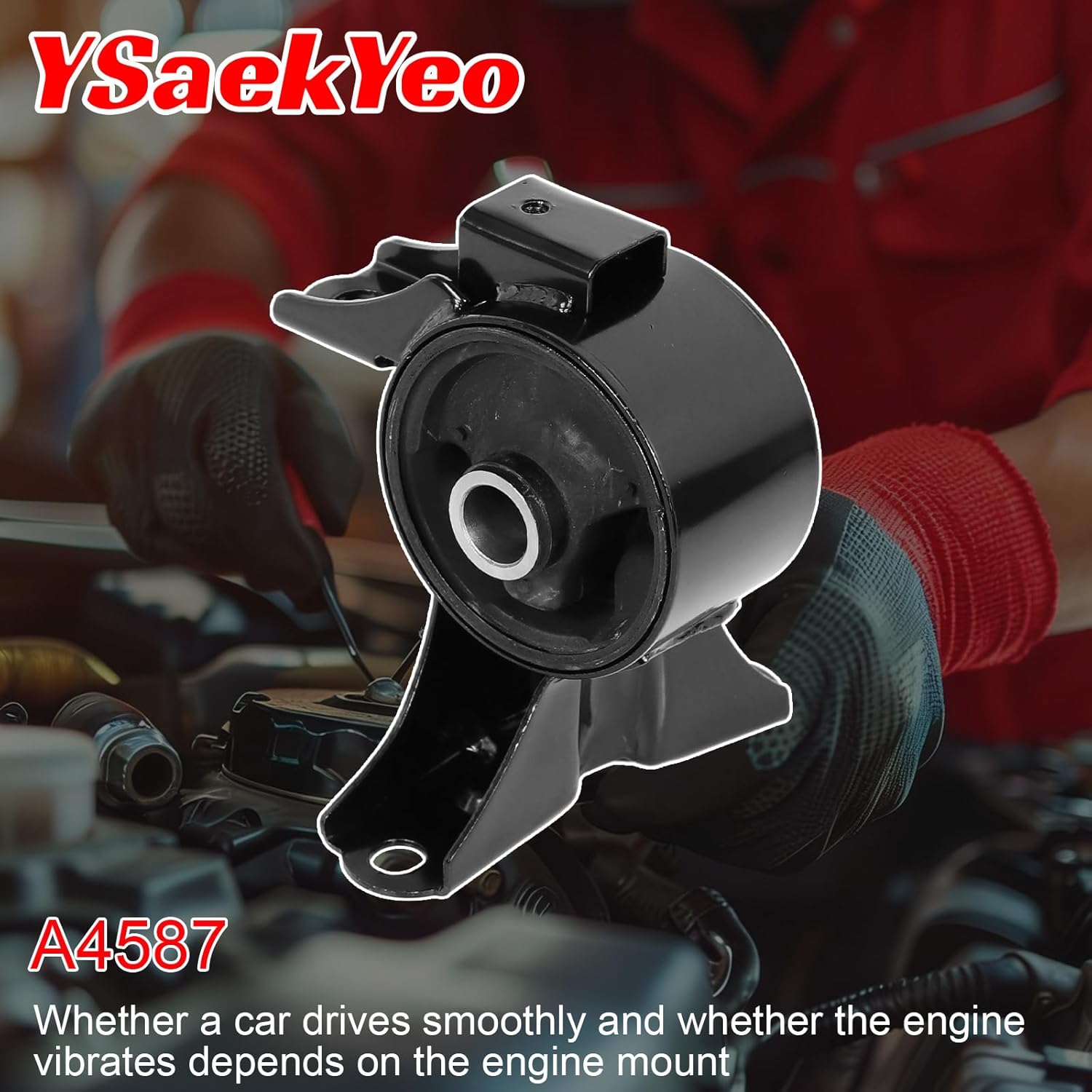 4PCS Engine Motor Mount Set Compatible with Honda Odyssey 2011-2017 Transmission Mount Replace A4575EL, A4587, A65017EL, A65057, A65094
