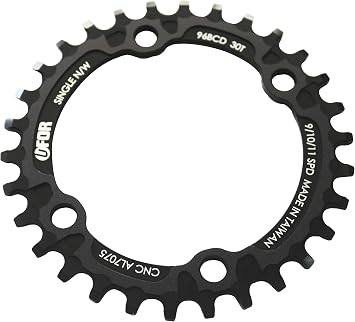 UFOR 96BCD Elliptical/Oval Drop-Stop Chainring for Shimano XTR M9000 and M9020
