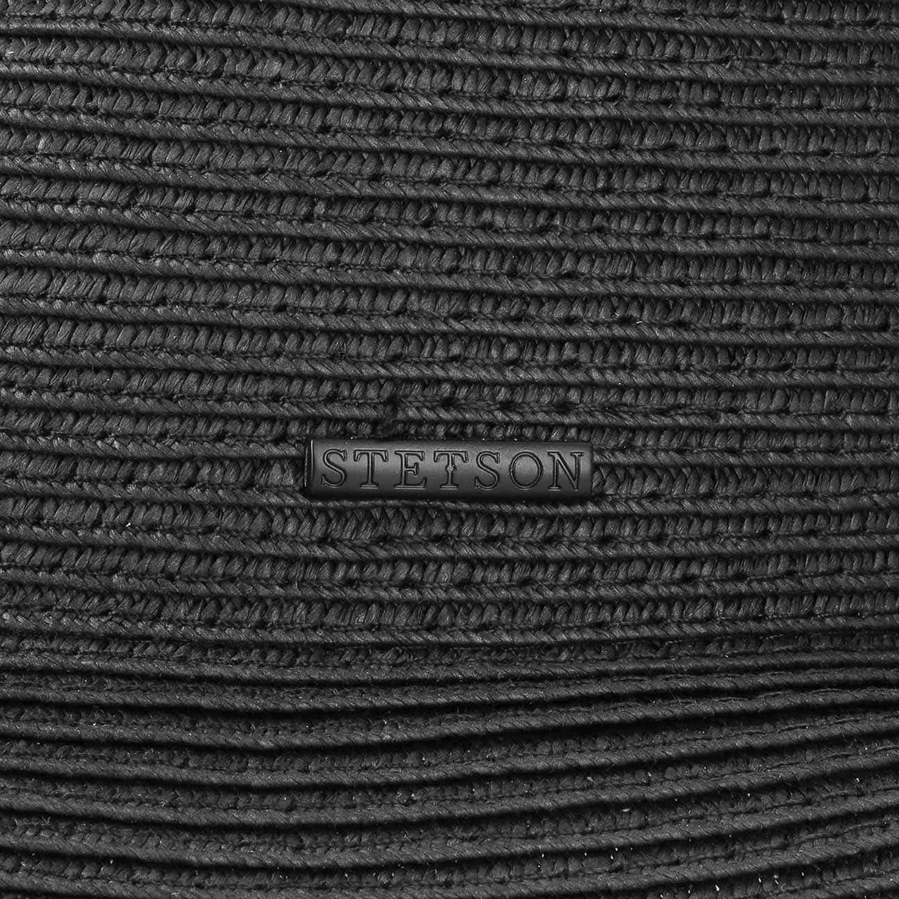 Stetson Dawson Pork Pie Uomo Cappello da Spiaggia Cartapaglia Intrecciata Protezione UV 40 Primavera Estate