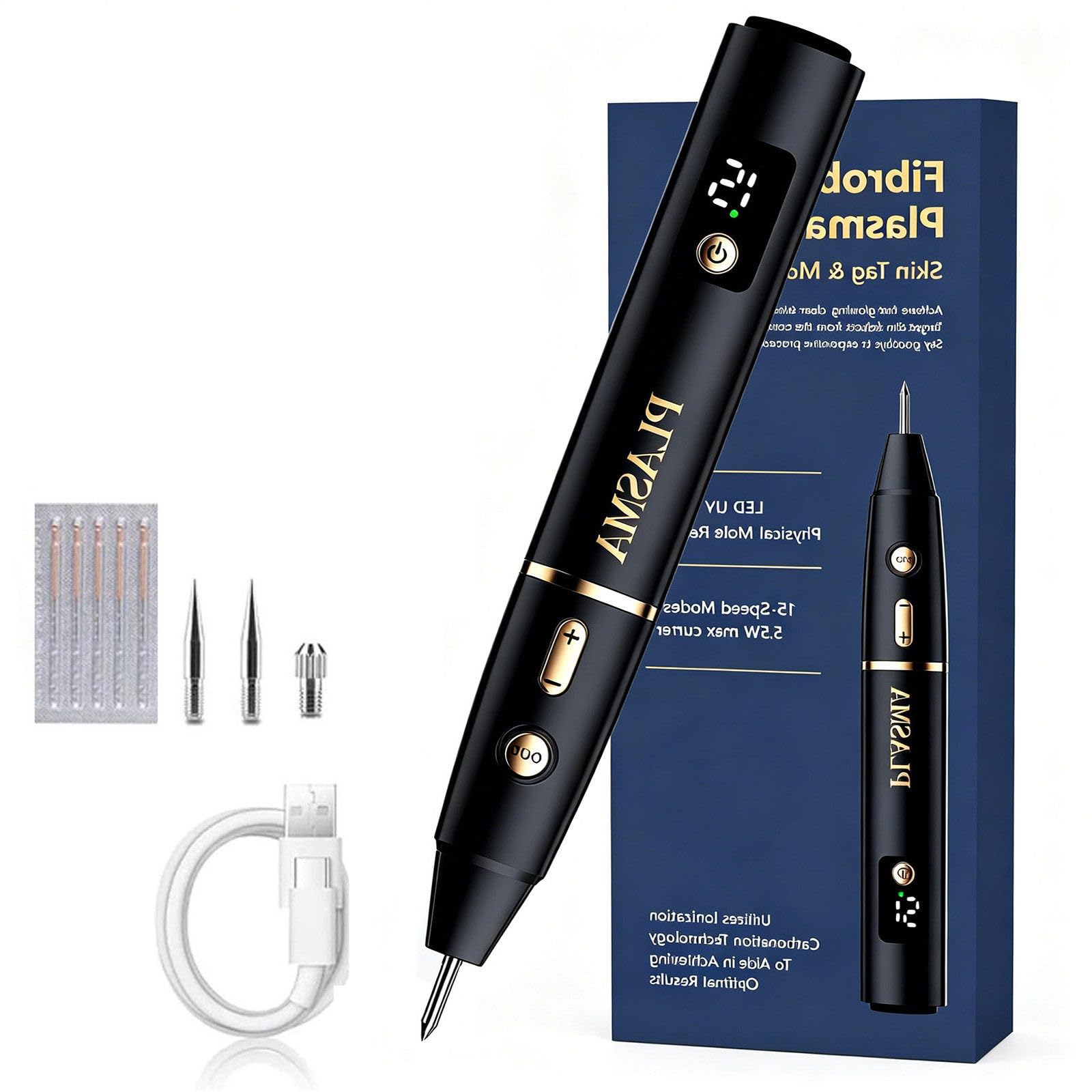 Stufe 15 Stielwarzen Entferner Entfernungsstift Plasma-Pen zur Entfernung von Sommersprossen, Muttermalen und Warzen für die Anwendung zu Hause