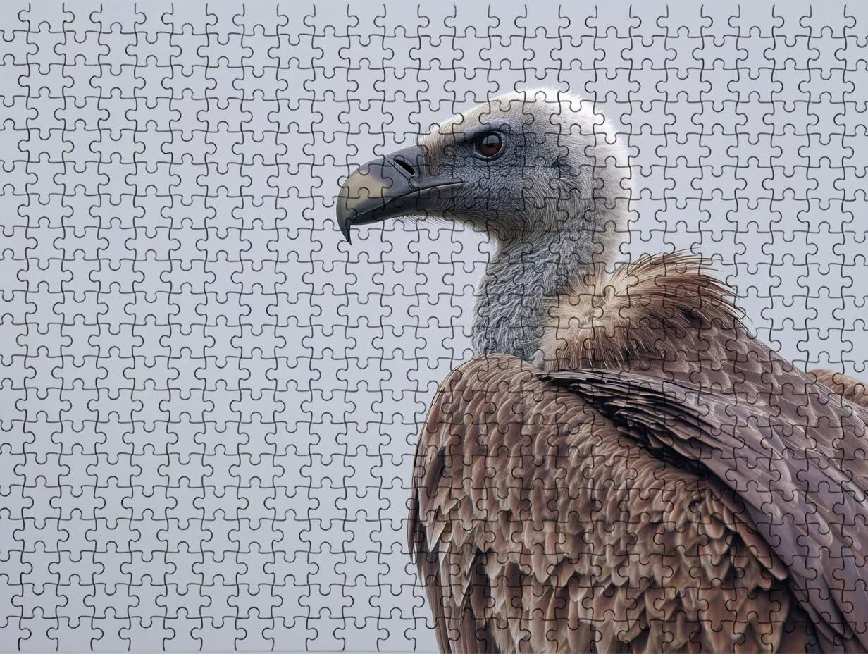Puzzle 2000 sztuk, sęp zwierzęta puzzle dla dorosłych gry logiczne gra edukacyjna puzzle dla dorosłych, zabawne, wymagające zajęcia rodzinne, dekoracja ścienna, prezenty R1KH-858