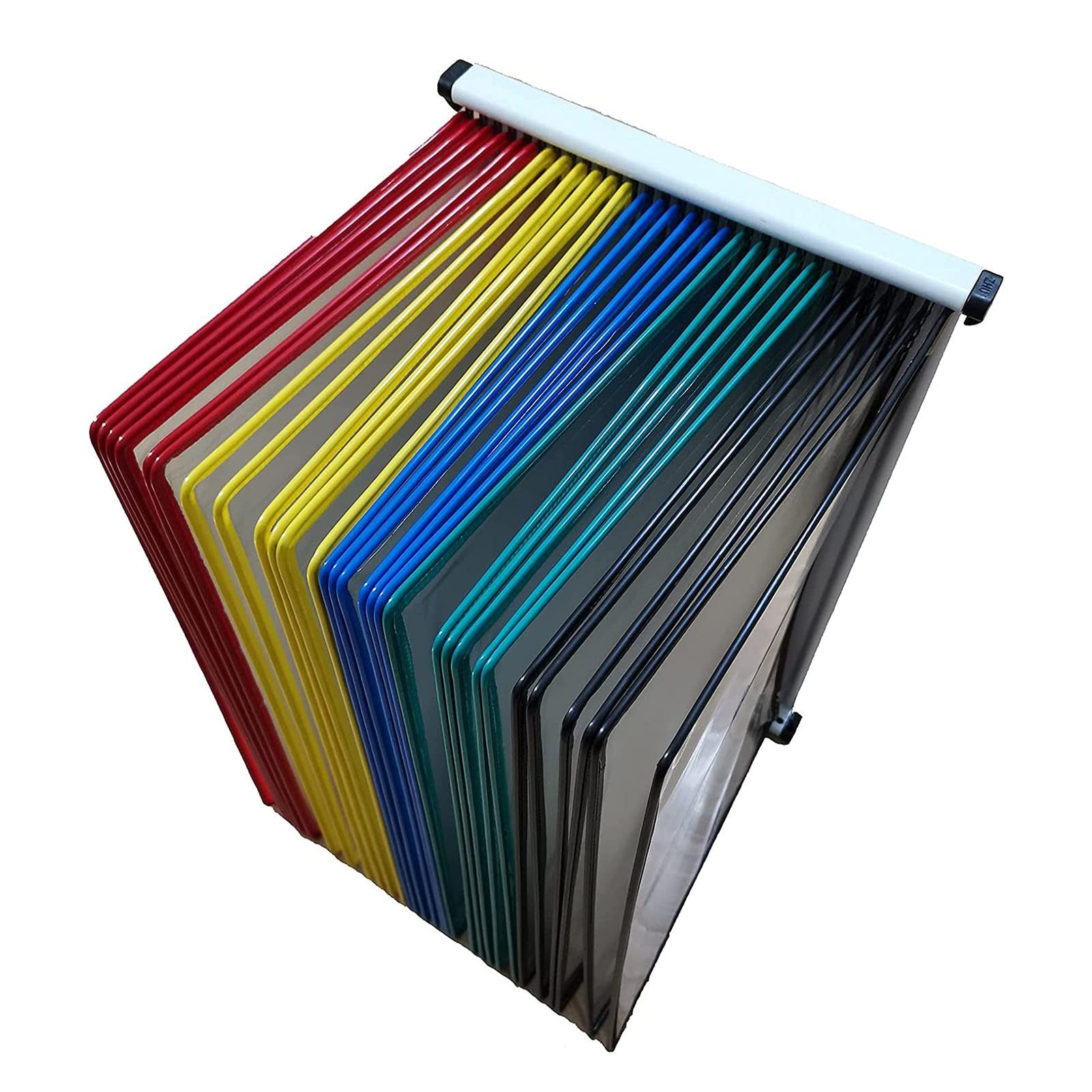 Système de référence de Bureau - Organiseur Mural, Porte-Documents de Bureau, 30 Pochettes d'affichage Recto Verso, Format Lettre, présentoir de Rangement pour Documents à feui(