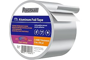 Aluminum Tape 3 Inch - 150ft, 3.9 Mil Foil Tape