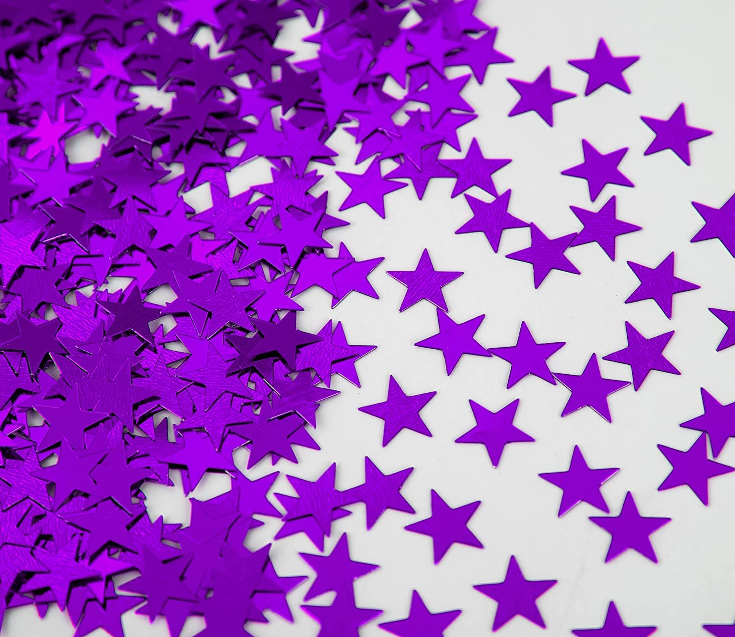 SHATCHI14 Gram Purple Stars Table Scatter Confetti Birthday Wedding Anniversary Christmas Festive Party Decorations, (SHATCHI - 178)