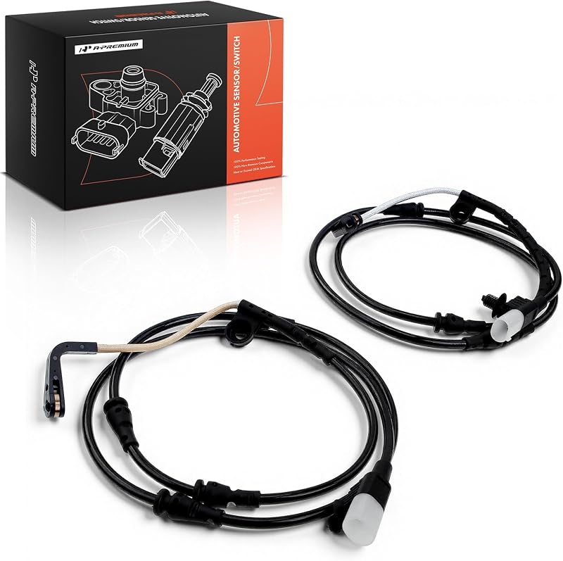 Sensor de desgaste das pastilhas de freio dianteiro e traseiro A-Premium para Land Rover Range Rover Sport 2006–2013 – Conjunto com 2