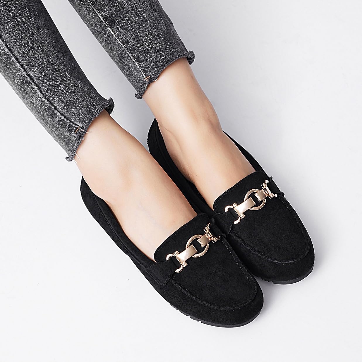 Loafers for Women Business Casual Shoes Comfortable & Lightweight Penny Loafers Slip On Work Flats - Image 5