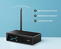 Vista 6 de B3 Profesional Receptor de Música XLR Bluetooth v5.1, Transmisor LDAC y aptX HD, DAC ESS Integrado, RCA Analógico, Salidas Ópticas Digitales