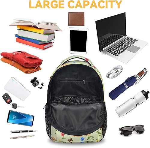 Miniatura 5 de Mochila Golden Retriever de 16 pulgadas, con bonito diseño de perro, duradera, ligera, de gran capacidad, Golden Retriever3, Tamaño único, Classic