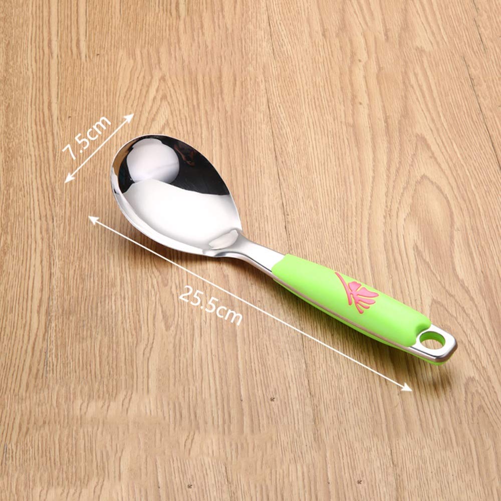 RajoNN 1 Juego de 6 Piezas de Utensilios de Cocina de Acero Inoxidable Pala Cuchara Utensilios de Cocina antiadherentes Suministros de Cocina Utensilios de Cocina para el hogar