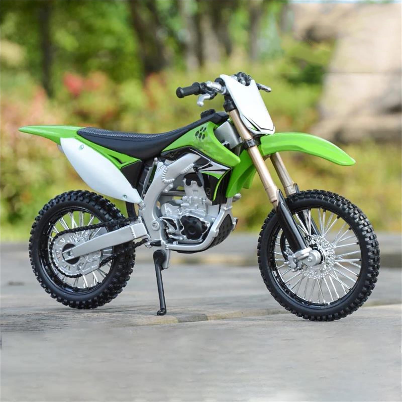 Modelo a Escala de Moto Serie Mini Moto De Juguete En Miniatura Colección Maquetas Motos 1/12 para Kawasaki KX450F