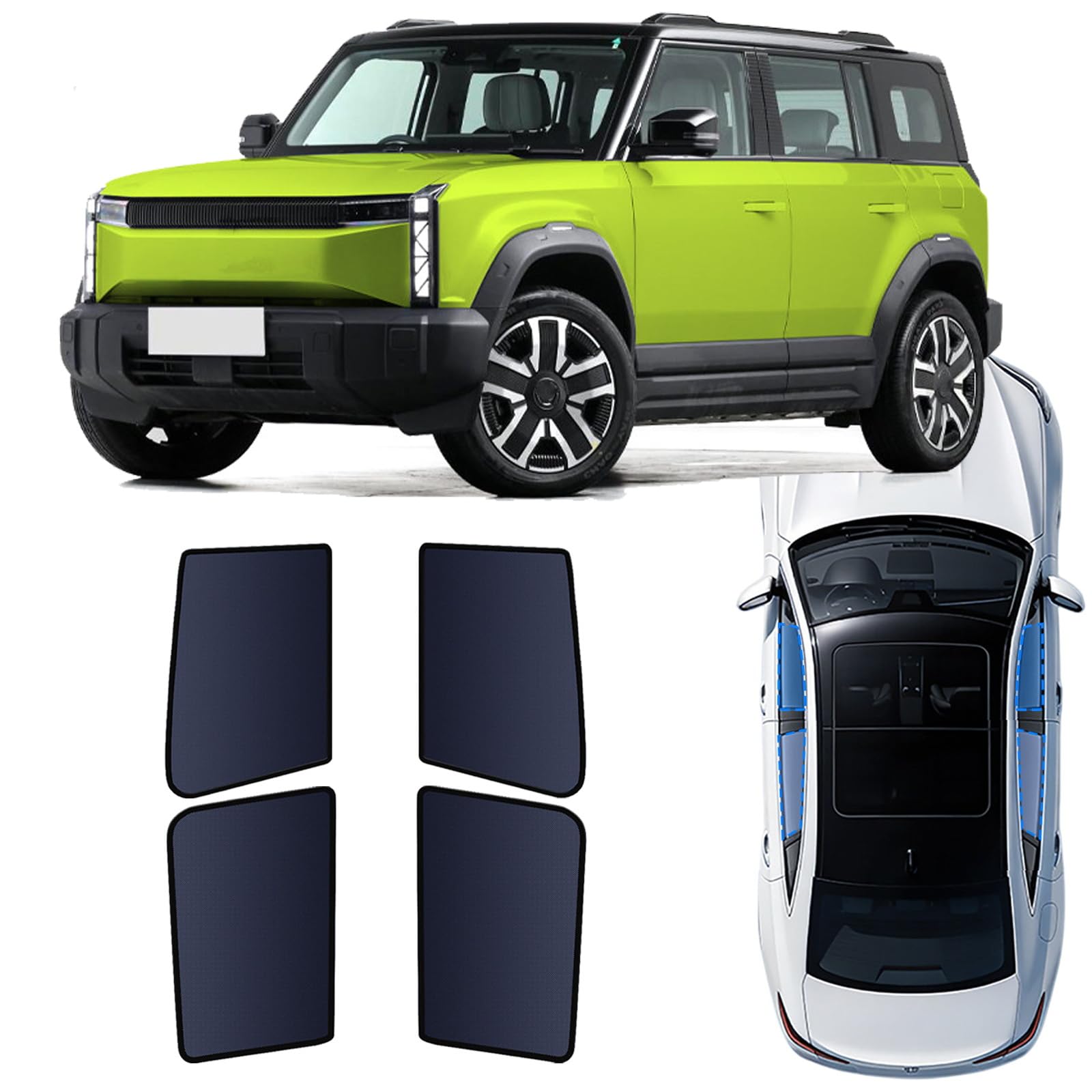 Pare-soleil Chery iCAR 03 résout la surchauffe intérieure grâce aux rideaux magnétiques