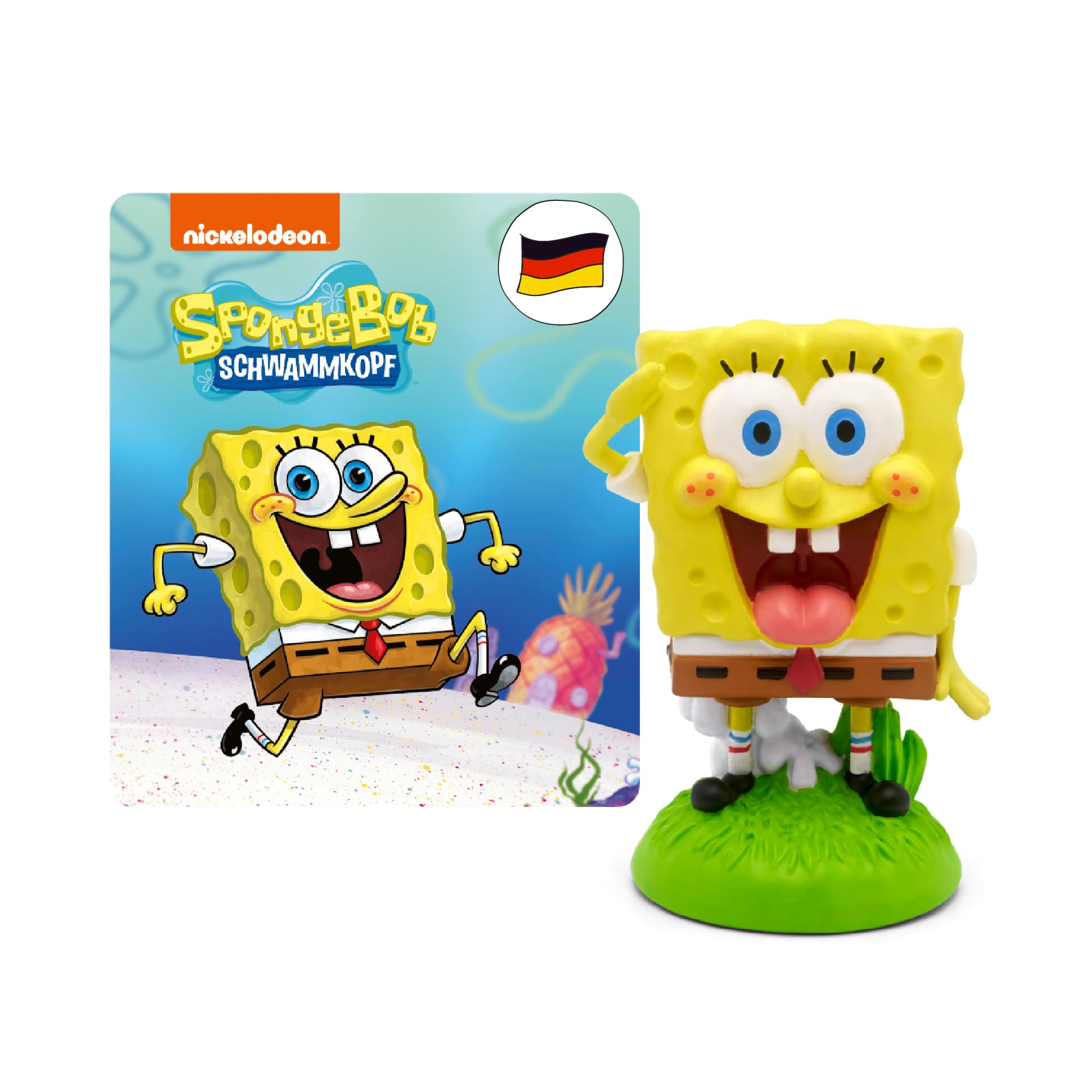 tonies Figura de audición para Toniebox, Bob Esponja Squarepants – El estudiante de conducción teledirigido y otras aventuras, juego de audio para niños a partir de 6 años, tiempo de juego de 51