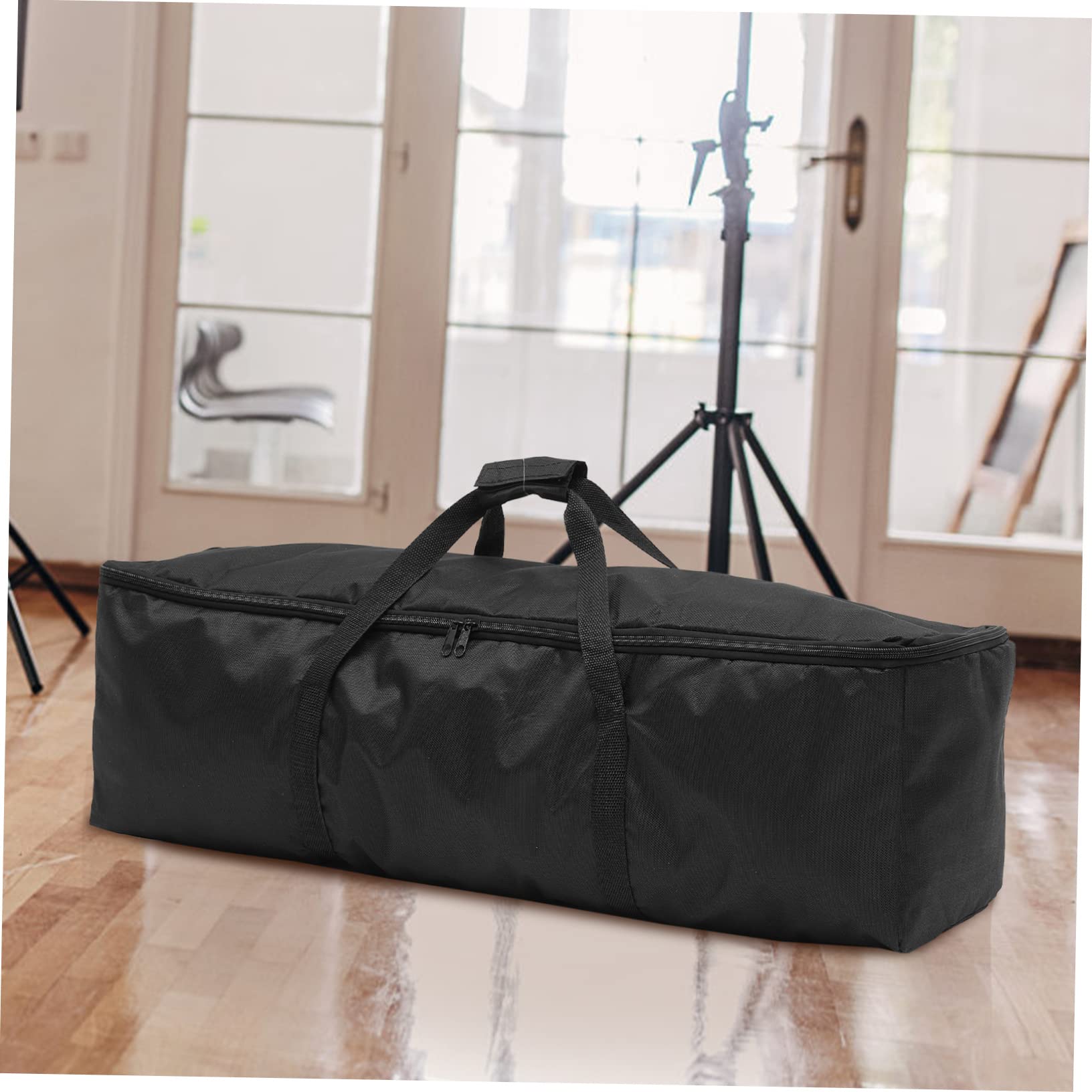 HEMOTON Borsa Per Fotocamera Per Esterni in Tessuto Oxford Spesso Con Doppia Cerniera 70x20x20 Cm