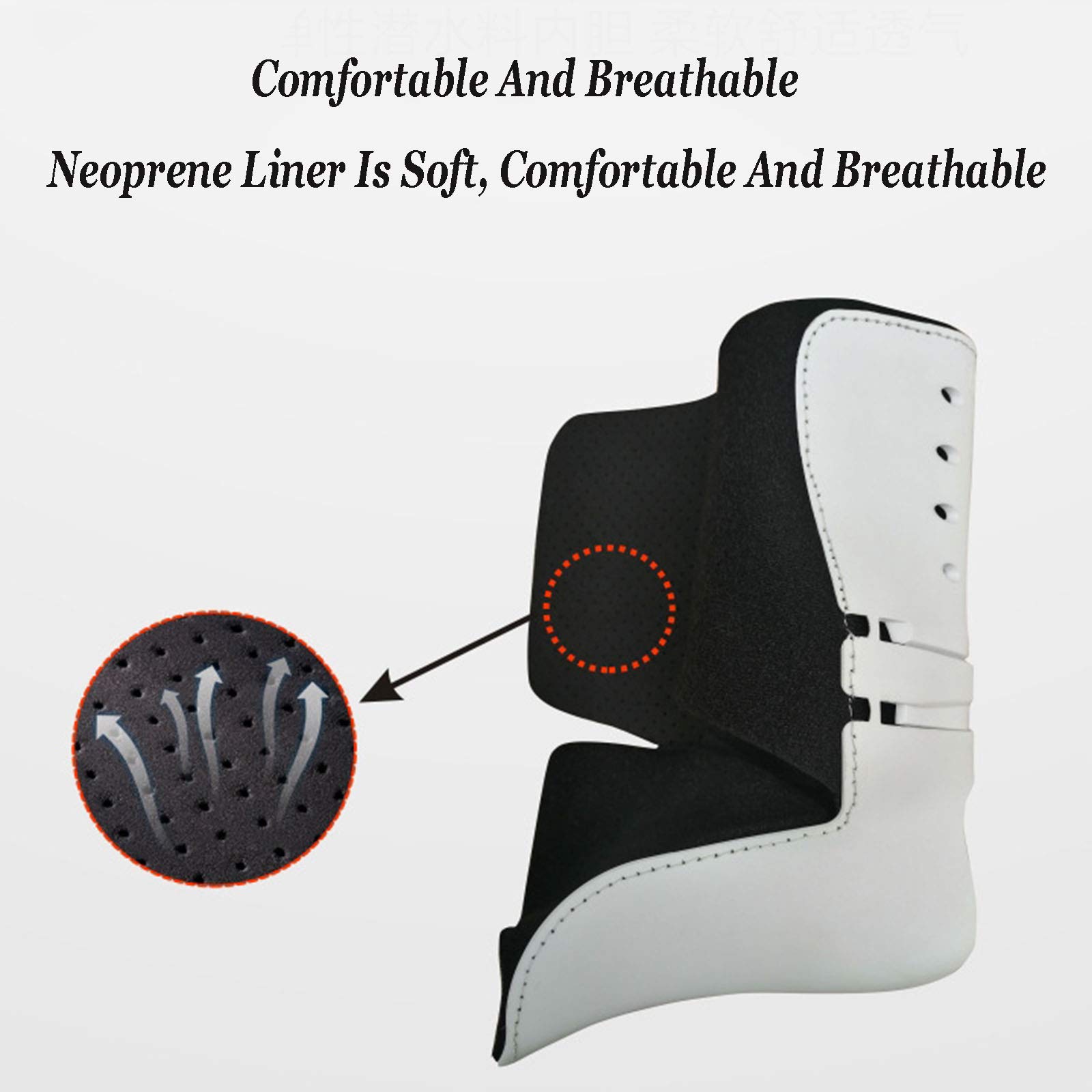 Correcteur de posture pour cheville et pied, orthèse pour pied tombé, soulagement de la douleur de la cheville pour hémiplégie sportive, gauche, 1 paire, Leftm-1 paire