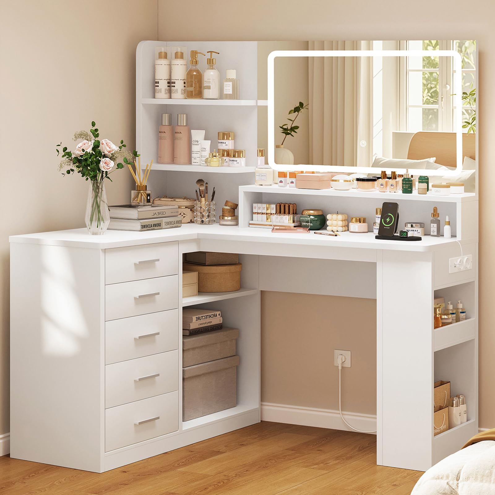 TEENFON Badezimmerschrank,
