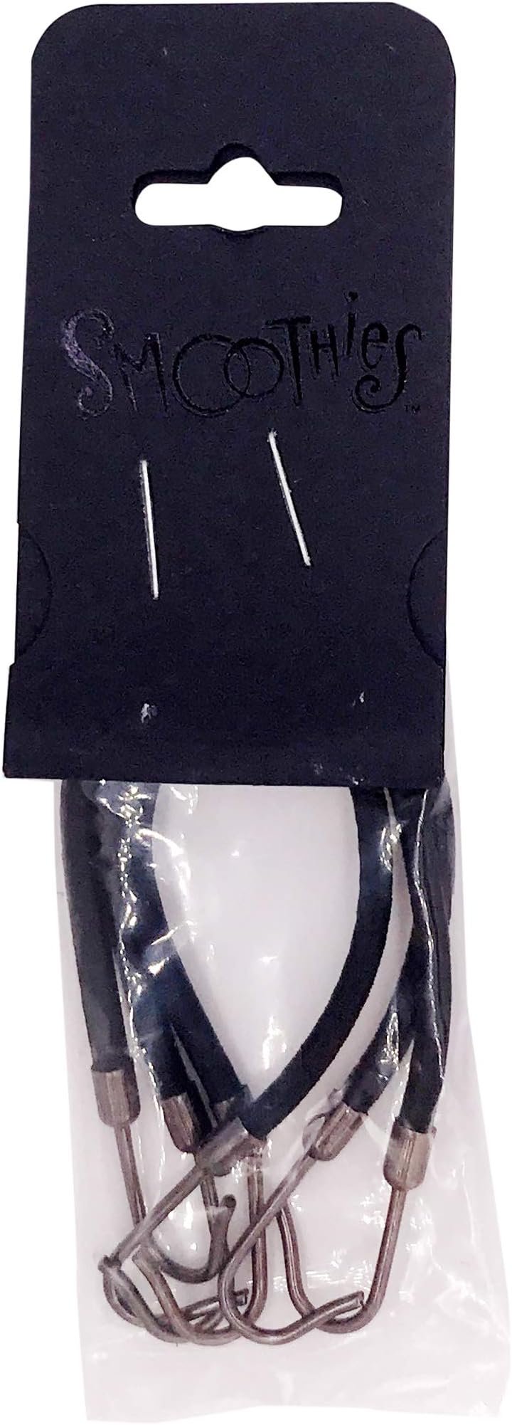SMOOTHIES Bungee Bands-Black, 3 CT