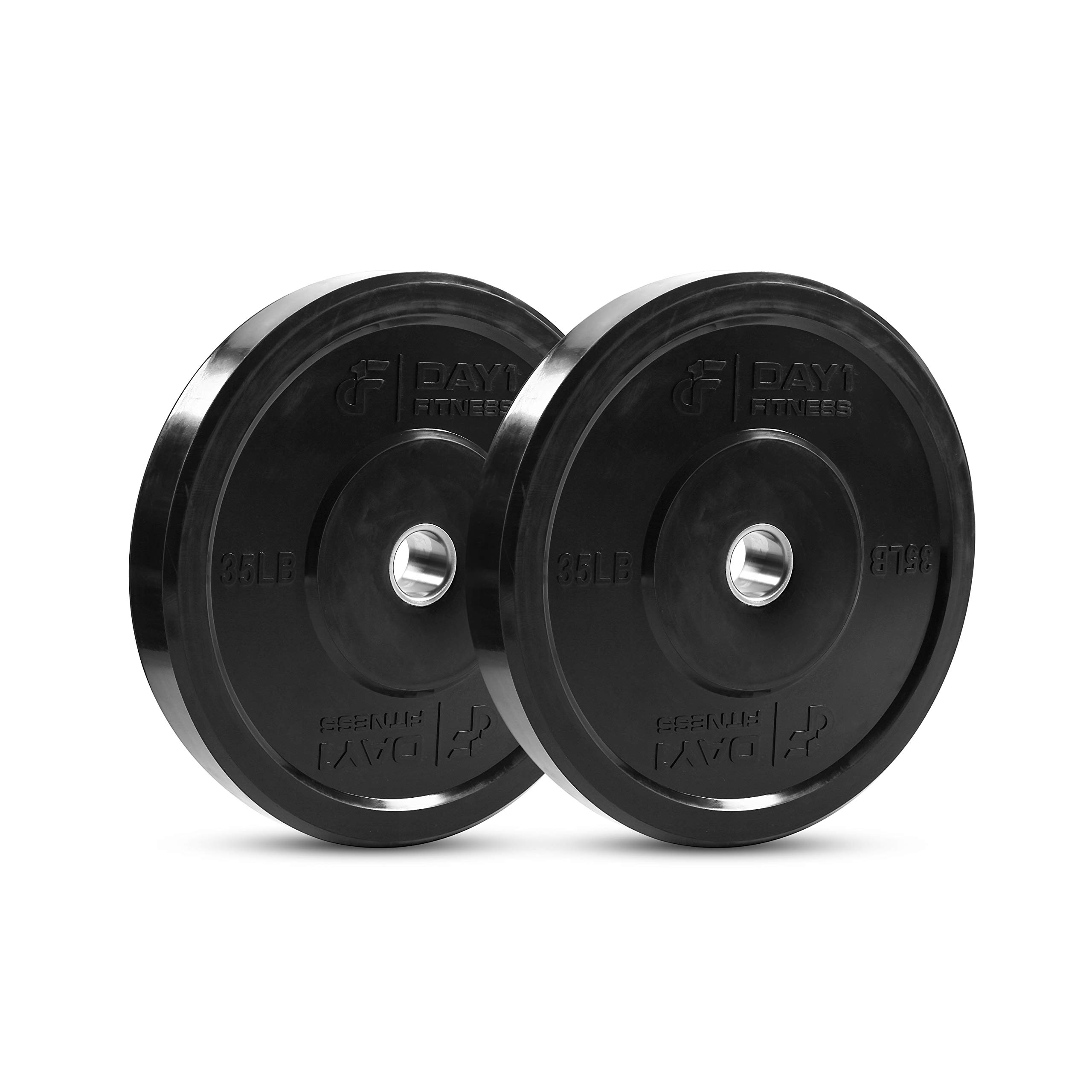 Paire De Disques Haltères Fitness Gear 5 Lb - Poignée 2 Pouces - Gris