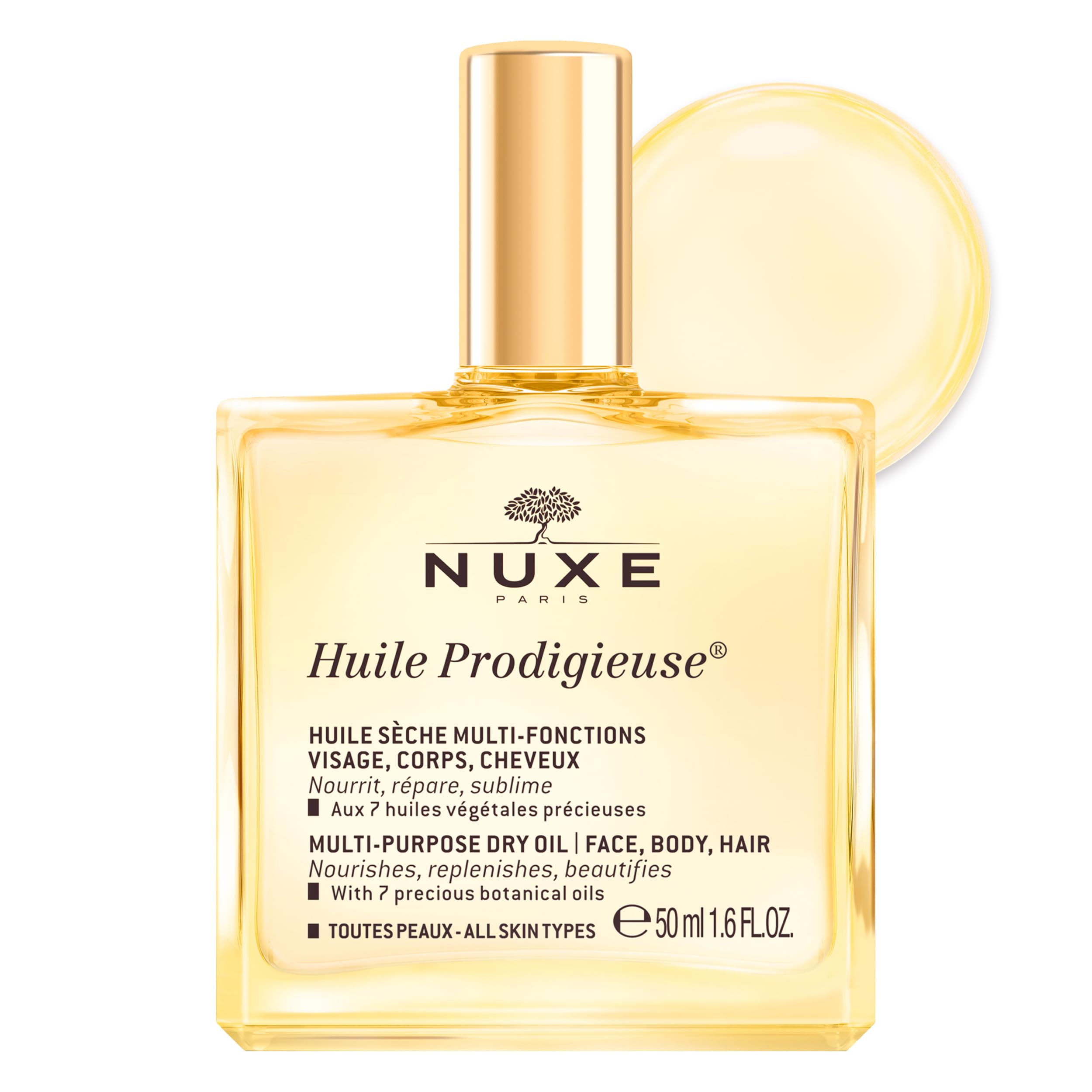 NUXE Huile Prodigieuse Multi-Purpose Dry Oil with 7 Botanical Oil…