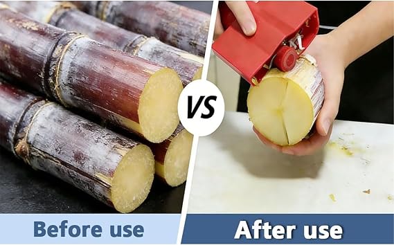 Sugarcane Peeling Machine, 120W Electric Peeler for Fast & Efficient Tare Removal, Labor-Saving Tool for Juice Shops and Multi Kitchen Use