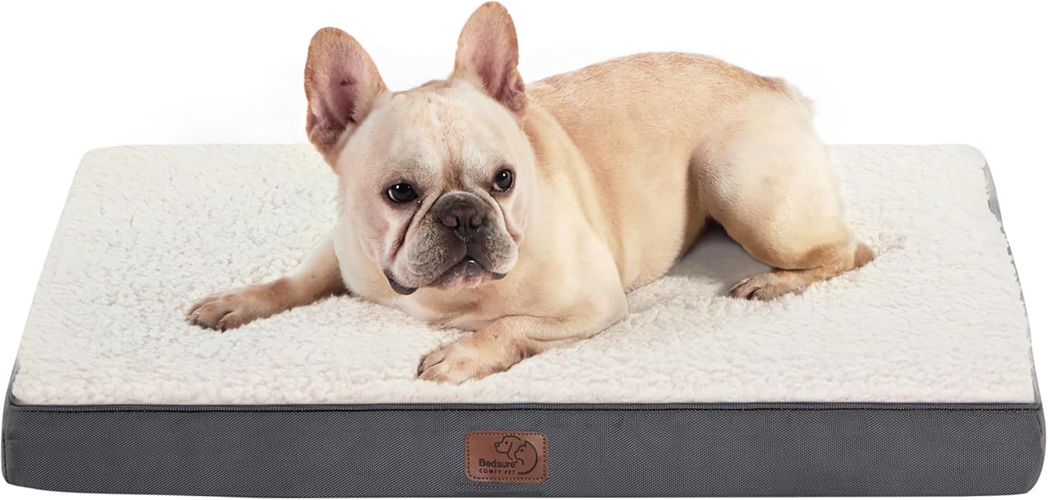 Bedsure Medium Dog Bed for Medium Dogs Orthopedic Dog Beds with