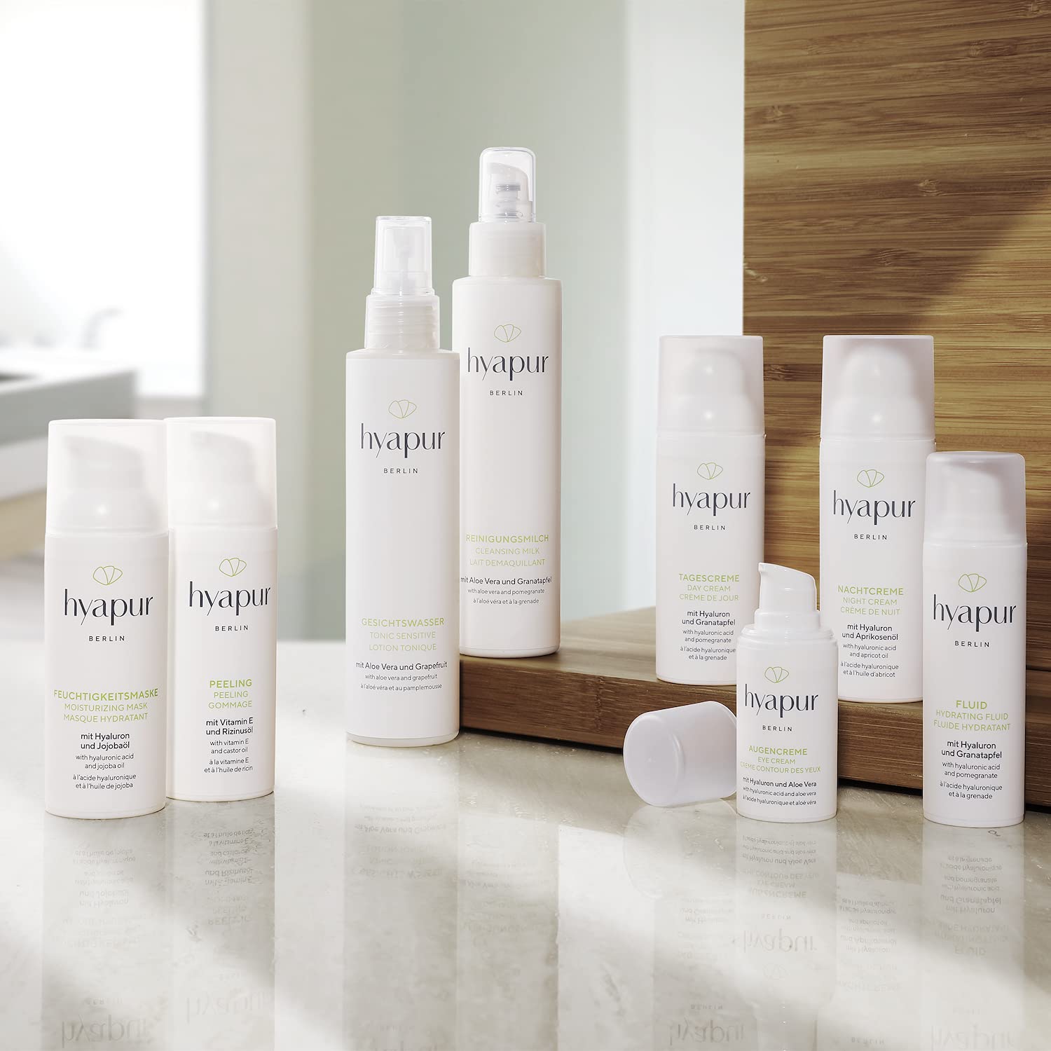 hyapur® - GREEN Nachtcreme 50ml - Die reichhaltige Feuchtigkeitscrme - zur Anti-Aging-Pflege mit Bio- Vegan- Natur- Kosmetik aus Berlin