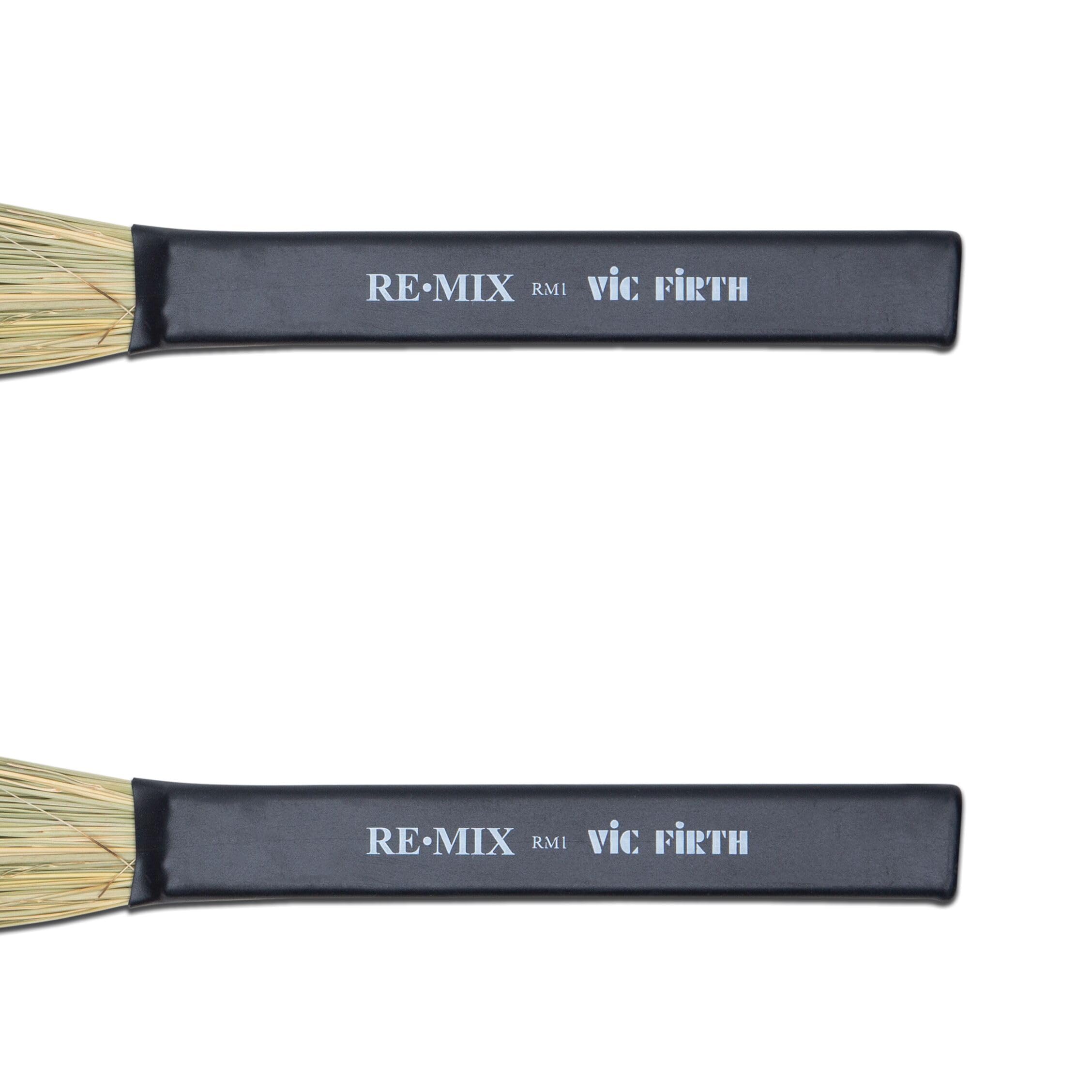 Vic Firth REˑMIX Brushes - Broomcorn - Soft