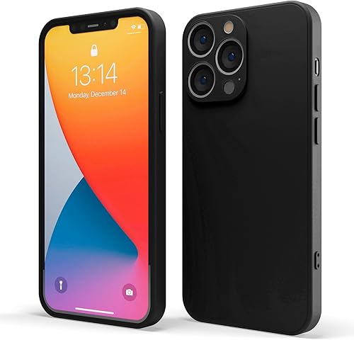 Miniatura 22 de Red Ember Funda a prueba de golpes para iPhone 11 Pro de 5.8 pulgadas, funda protectora ultradelgada de silicona líquida con acabado mate con forro
