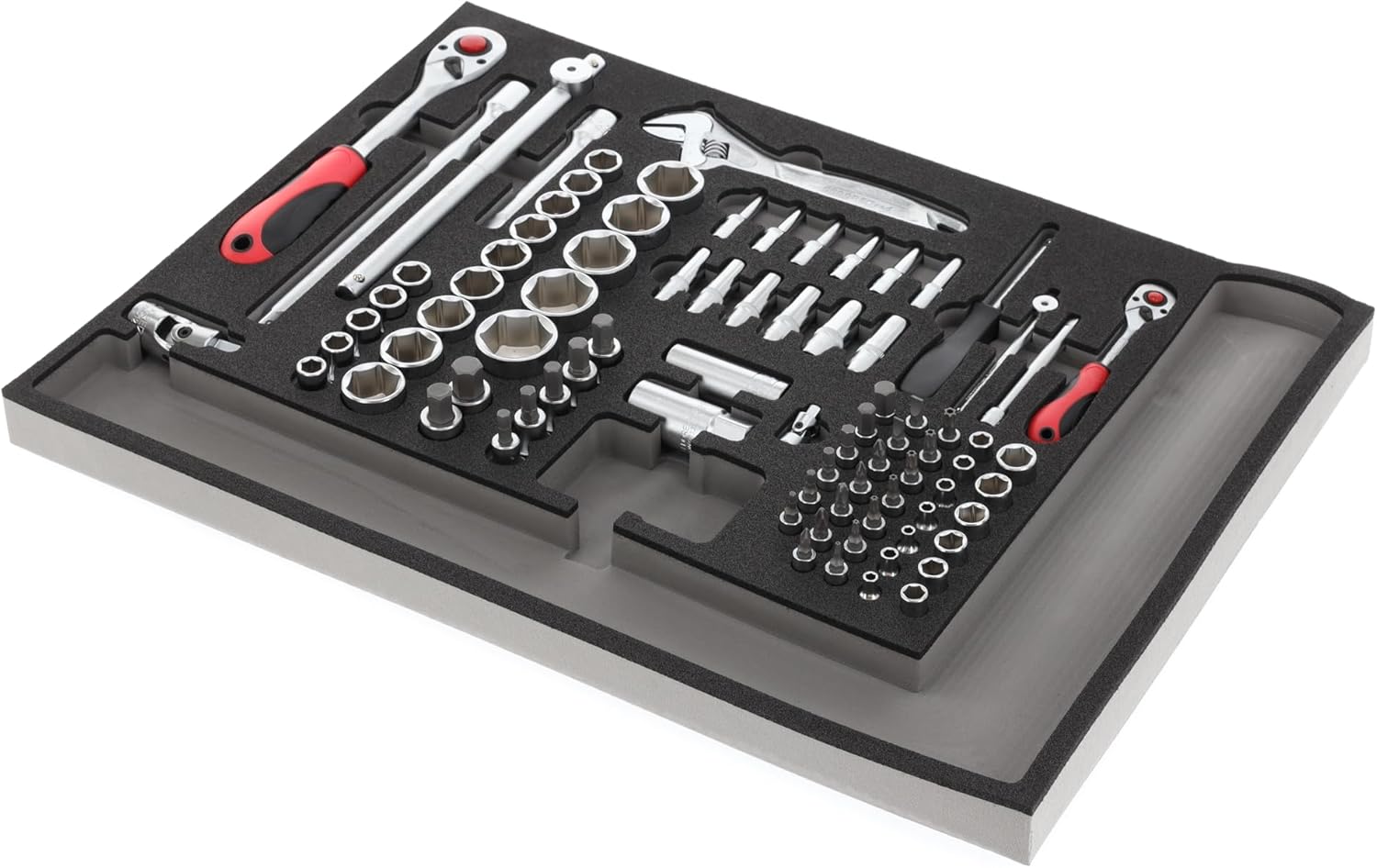 GEDORE RED Socket Set 1/4+1/2 CT-Module 84pcs