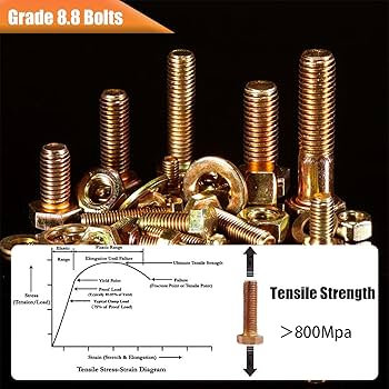 m8 12個 &m6 70個 LUPANTER 705 pcs Metric Bolt and Nut Set - M6/M8/M10/M12